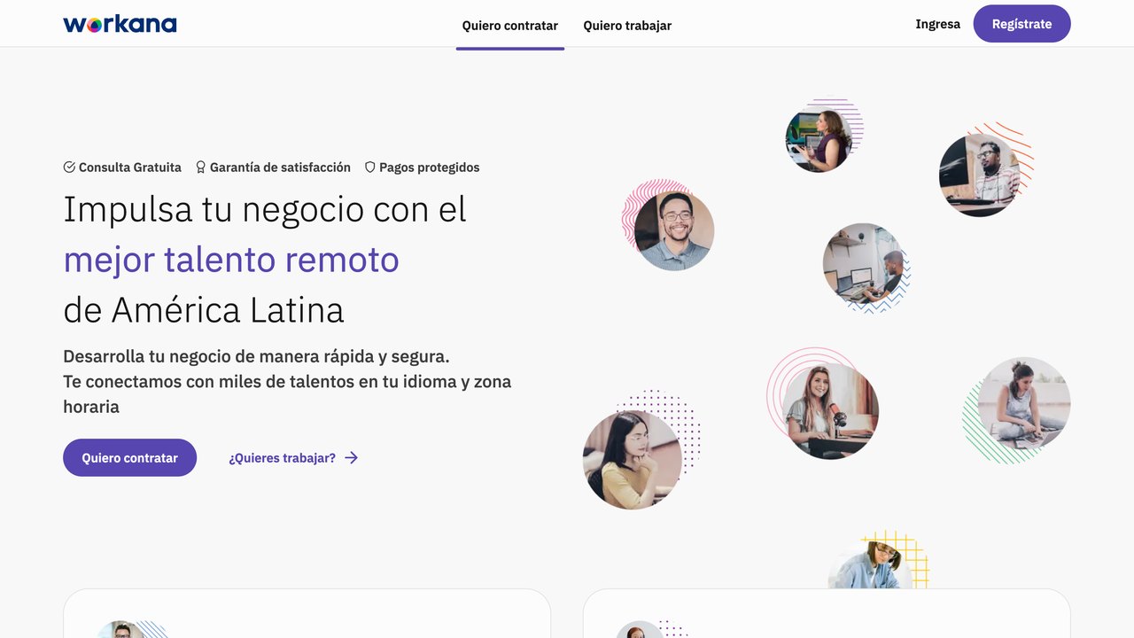 Portada de Workana, plataforma para vender servicios como freelance en español