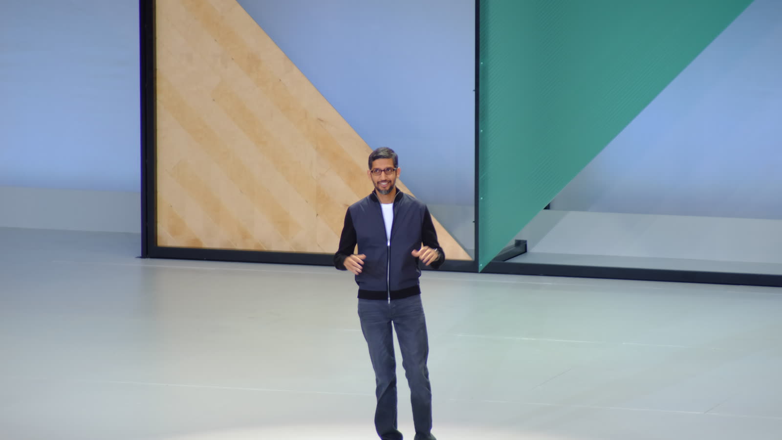 Sundar Pichai, consejero delegado de Google, en un evento de la empresa (imagen de archivo)